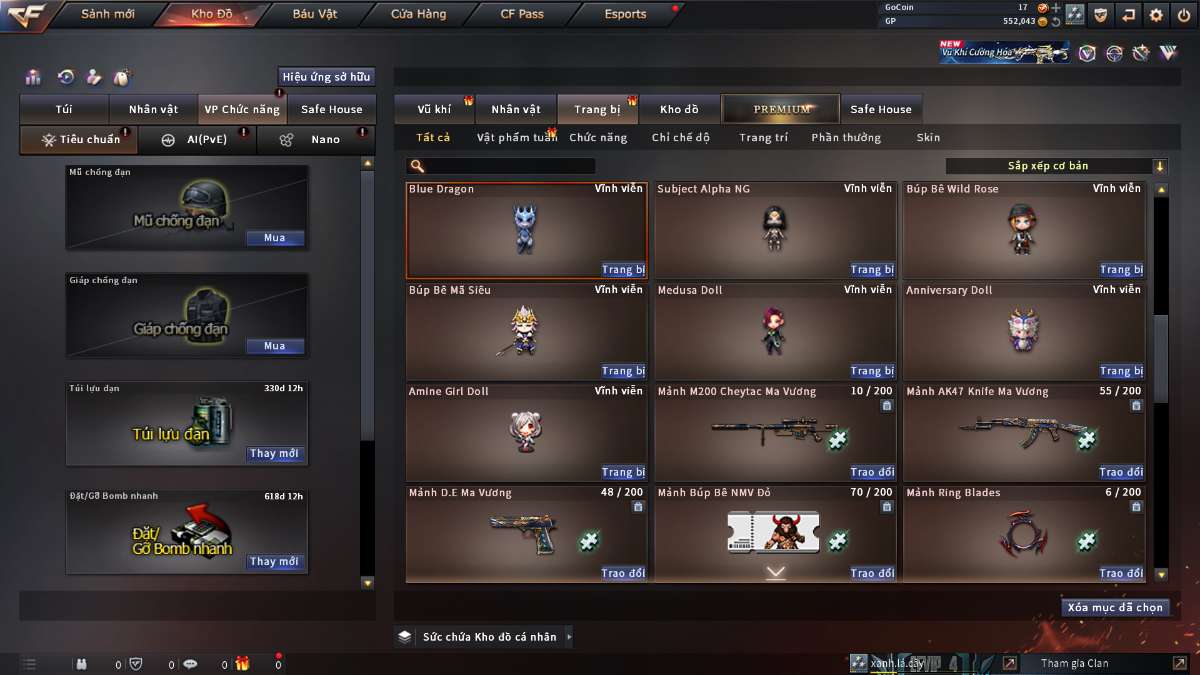 shop acc cf uy tin gia re